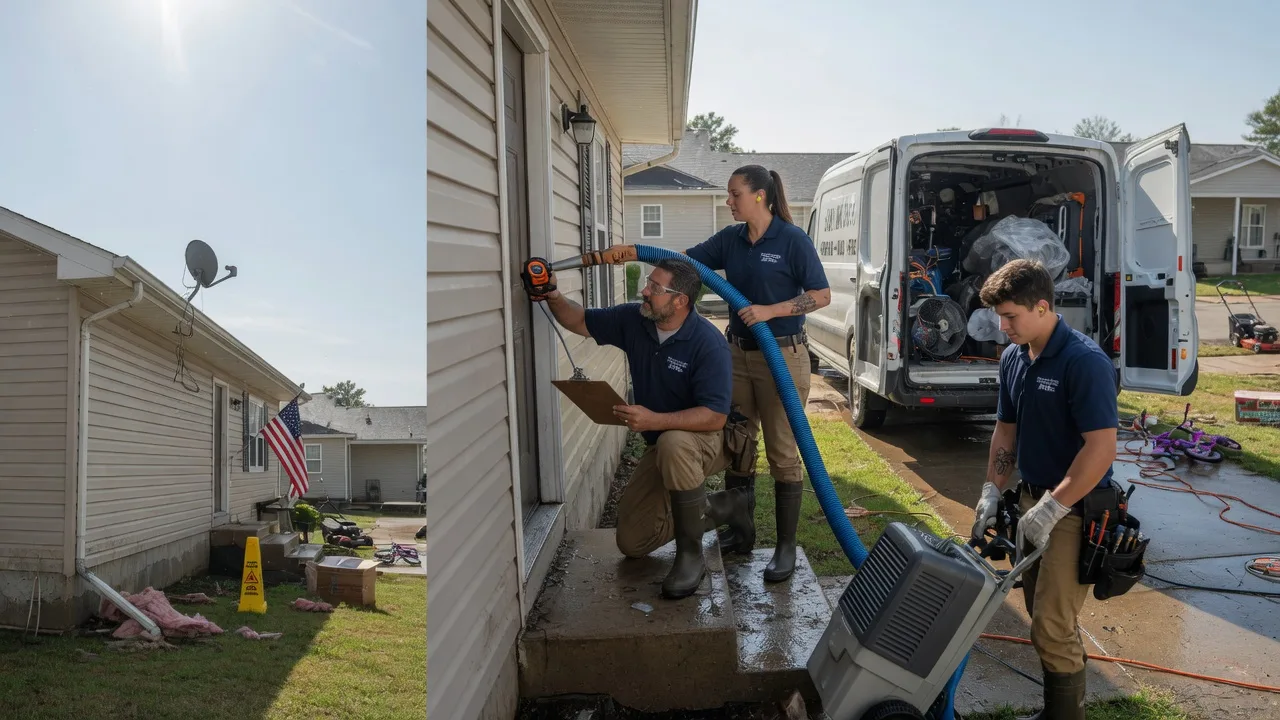 Ceiling Water Damage Restoration in Laconia, IN near me